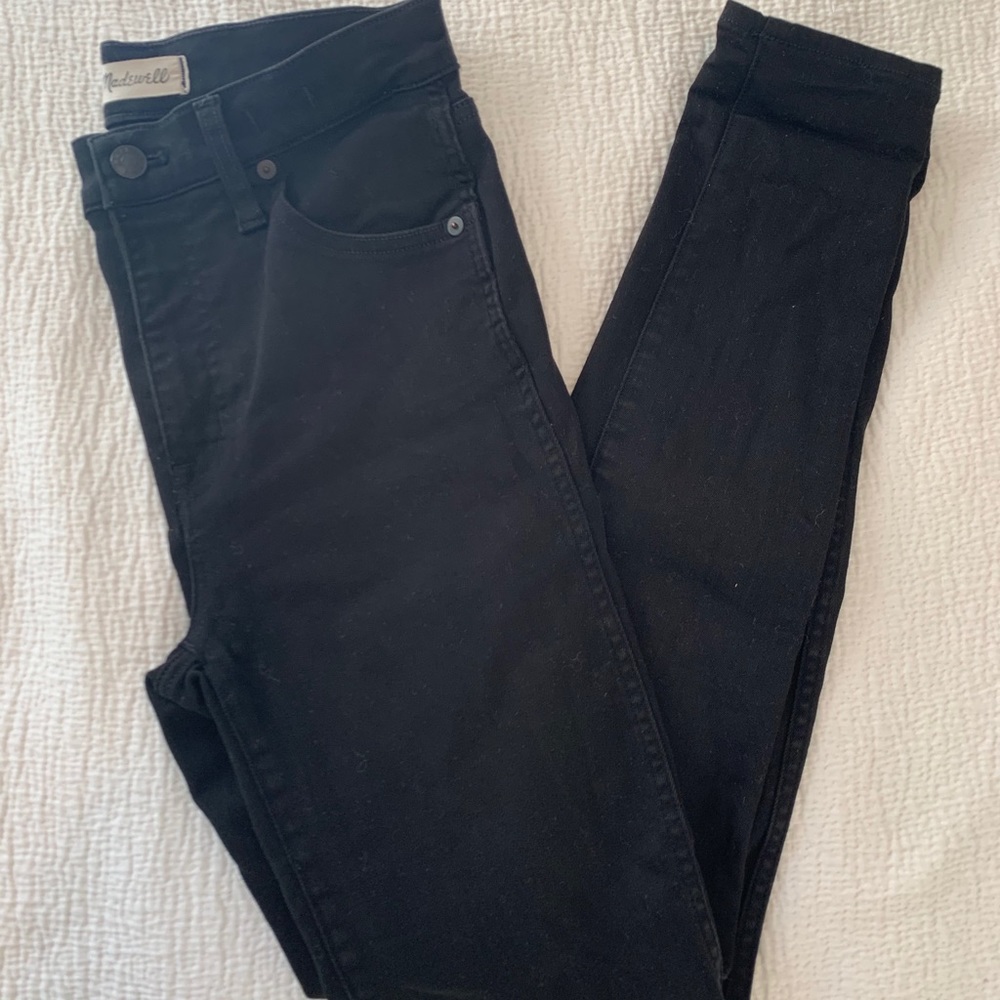 Women’s Madewell black skinny jeans